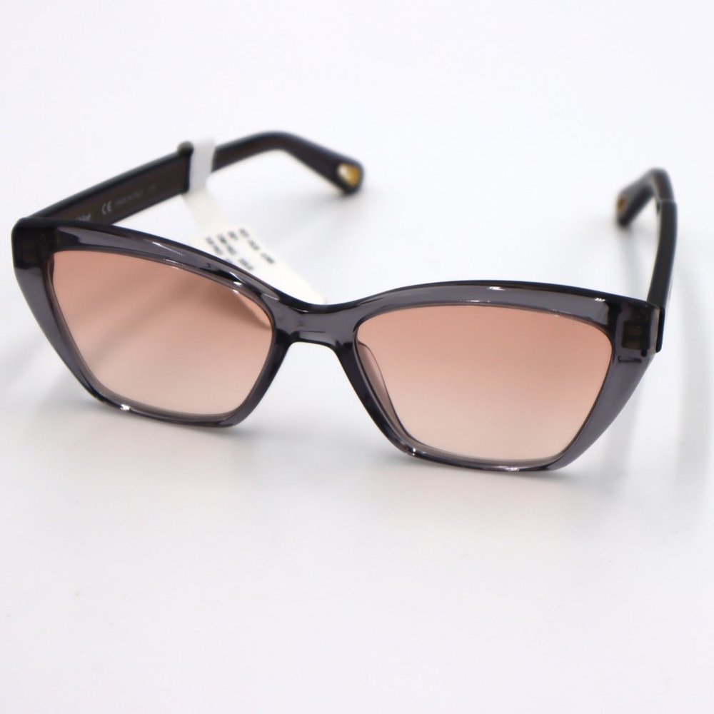 Chole Brown Cat Eye Ladies Sunglasses NWT